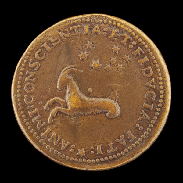 Capricorn and Stars [reverse], probably 1537.