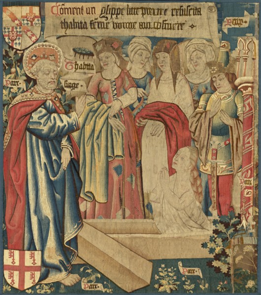 The Raising of Tabitha, c. 1460.