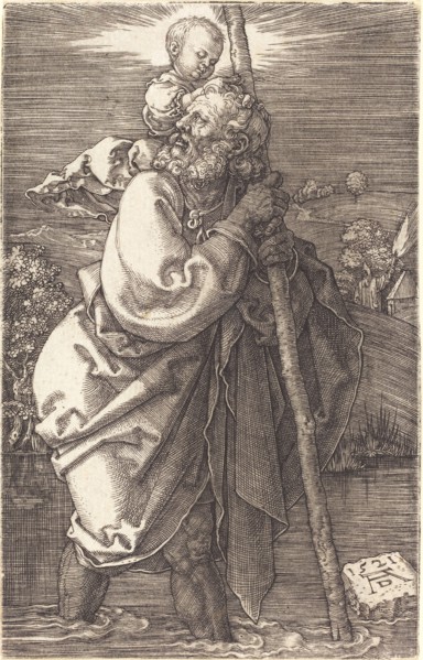 Saint Christopher Facing Left, 1521.