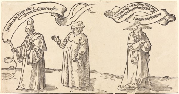 The Teacher, the Clergyman, and Providence, probably 1526.
