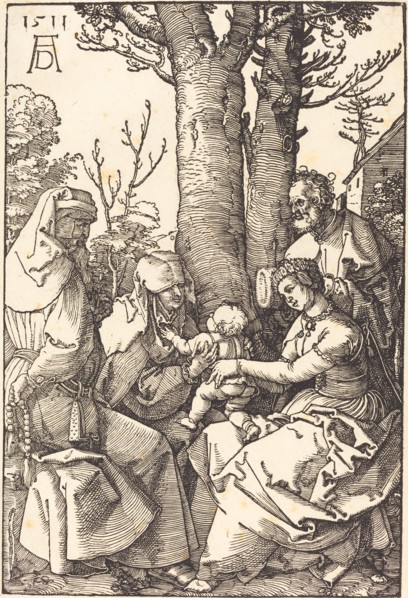 The Holy Family with Joachim and Anne under a Tree, 1511.