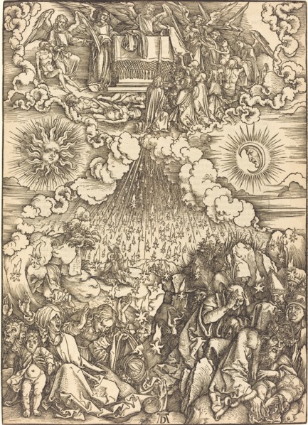 The Opening of the Fifth and Sixth Seals, probably c. 1496/1498.