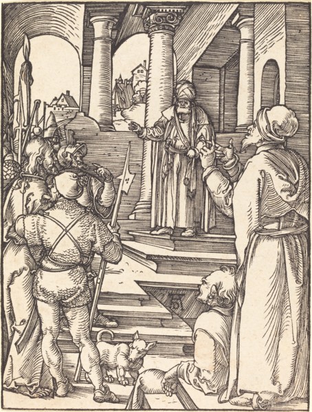 Christ before Pilate, probably c. 1509/1510.