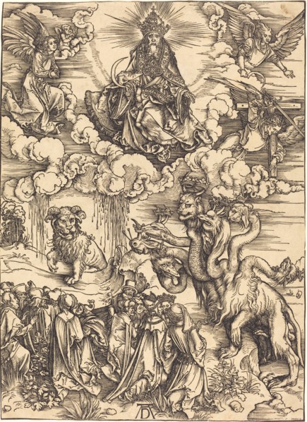The Beast with Two Horns like a Lamb, probably c. 1496/1498.