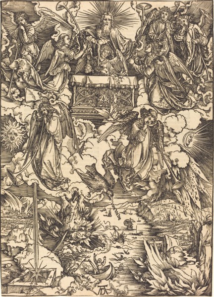 The Seven Angels with the Trumpets, probably c. 1496/1498.