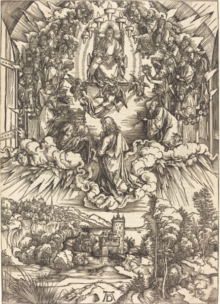 Saint John before God and the Elders, probably c. 1496/1498.