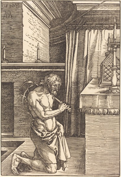 King David Doing Penance, 1510.