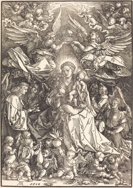 The Virgin Surrounded by Many Angels, 1518.