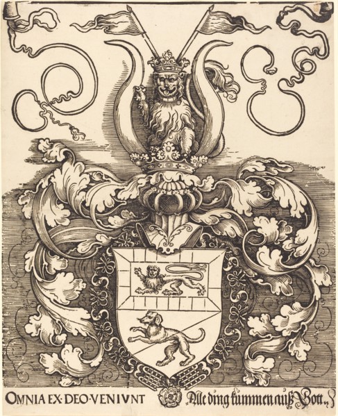 Coat of Arms of Lorenz Staiber, probably 1520/1521.