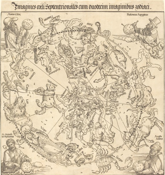 The Northern Celestial Hemisphere, 1515.