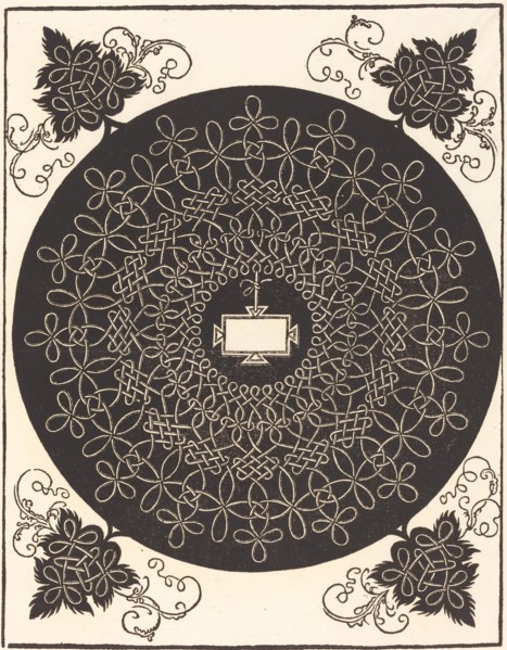 The Second Knot (with an oblong tablet), probably 1506/1507.