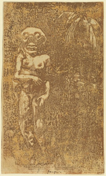 Oviri (The Savage) [recto], 1894/1895.
