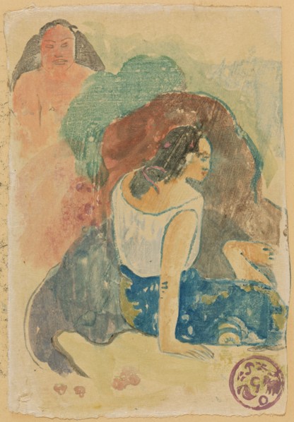 Arearea no Varua Ino (Words of the Devil) [recto], 1894.