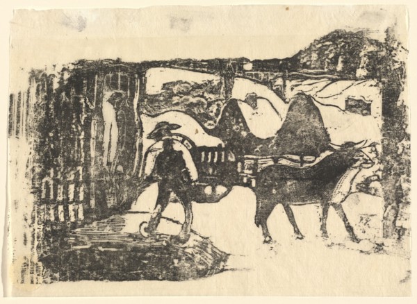The Ox Cart (Le char a boeufs), in or after 1895.