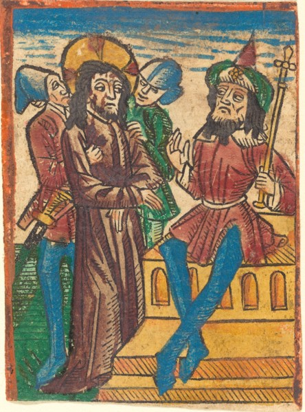 Christ before Pilate, c. 1490.