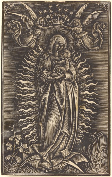 The Virgin Crowned by Two Angels, c. 1500.