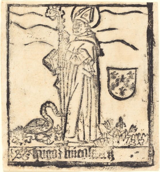 Saint Hugo of Lincoln (or Saint Hugo of Avalon), probably 1460/1480.