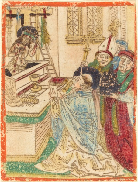 The Mass of Saint Gregory, 1480/1490.