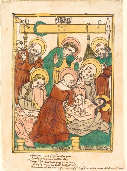 The Lamentation, c. 1450.