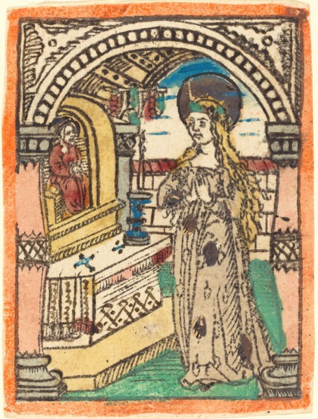 The Virgin in a Robe Embroidered with Ears of Corn, c. 1470/1480.