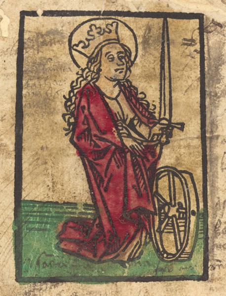 Saint Catherine of Alexandria, 1475/1485.