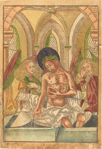 Christ in the Tomb with Two Angels, 1490/1500.