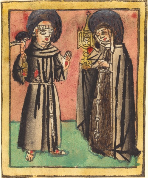 Saint Francis and Saint Clara, 1450/1470.
