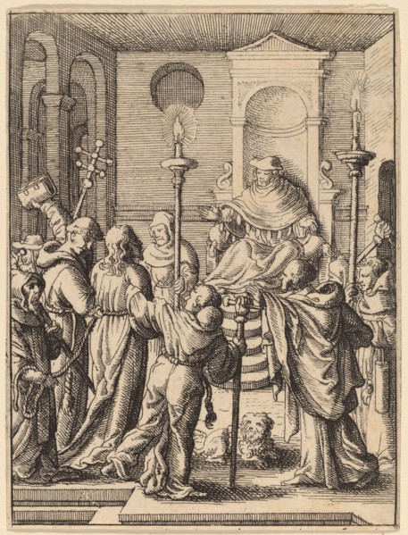 Jesus before Annas.