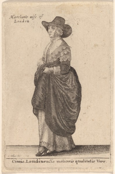 Ciuis Londinensis Melioris Qualitatis Vxor, 1643.