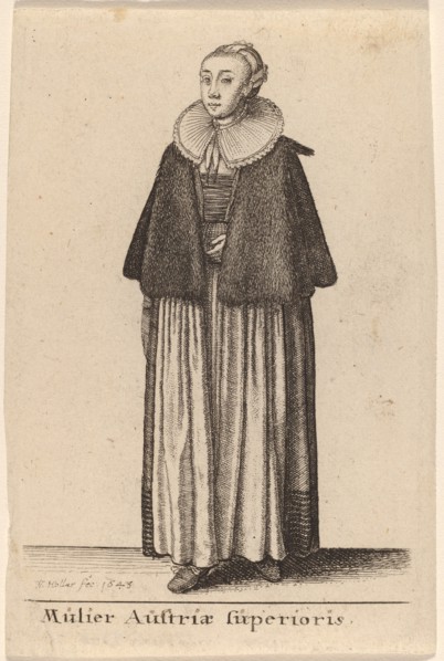 Mulier Austriae Superioris, 1643.