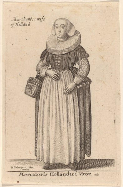Mercatoris Hollandici Vxor, 1644.