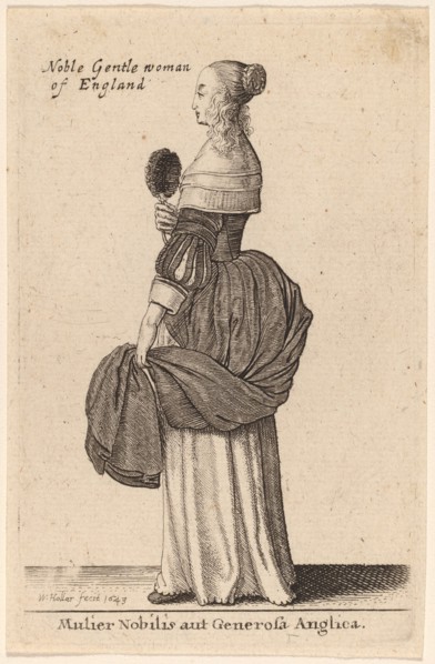 Mulier Nobilis aut Generosa Anglica, 1643.