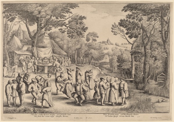 Rustic Wedding Dance, 1650.