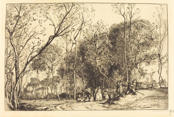 Summer in Saint-Martin, the Past Nuptials (Ete de la Saint-Martin, la noce qui passe), 1908.