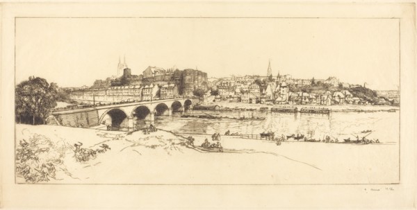 Angers - Panoramic View (Angers - Vue panoramique), 1912.
