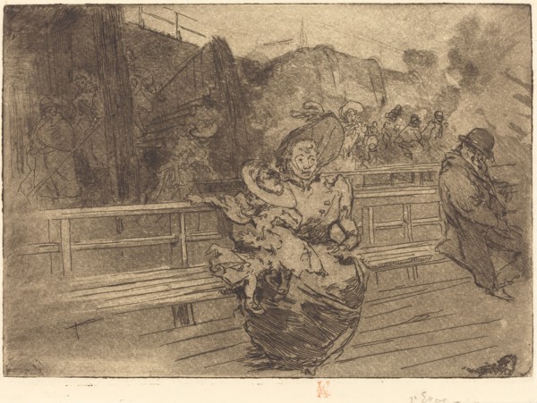 Departure for Greenwich (Depart pour Greenwich), 1891.