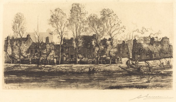 Banks of the Somme at Amiens (Bords de la Somme a Amiens), 1907.