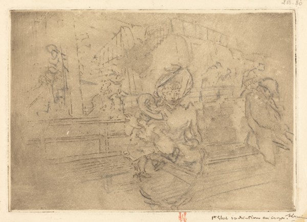 Departure for Greenwich (Depart pour Greenwich), 1891.