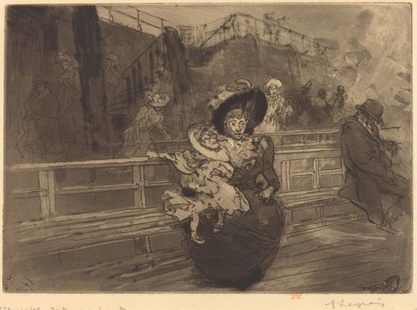 Departure for Greenwich (Depart pour Greenwich), 1891.