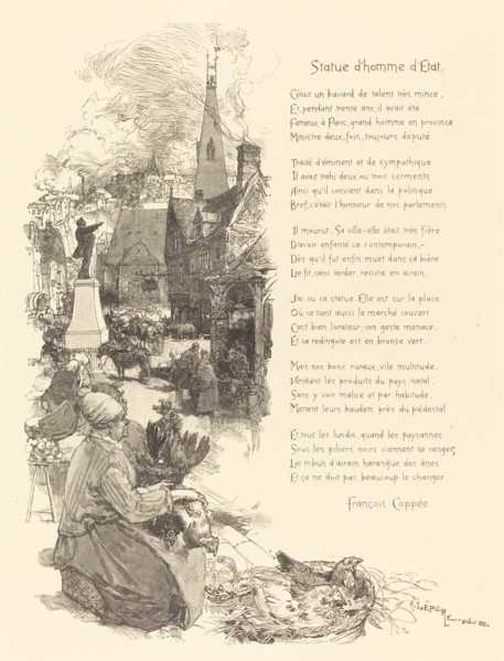 Statue d'homme d'etat, published 1886.