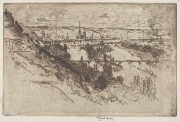 Rouen, from Bon Secours, 1907.