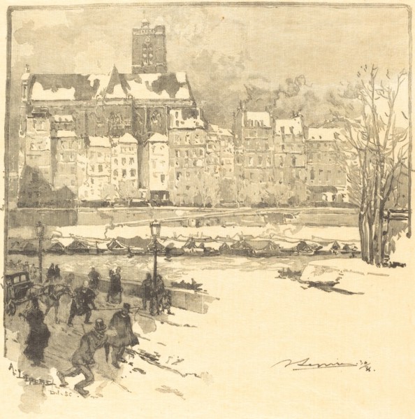Quai de l'Hôtel de Ville, 1886.