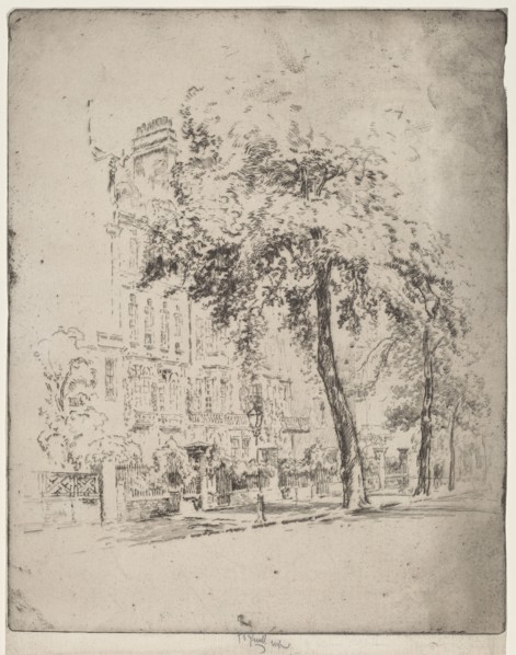 Big Tree, Cheyne Walk, 1906.