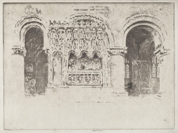 The Founder's Tomb, Church of Saint Bartholomew the Great, 1903.