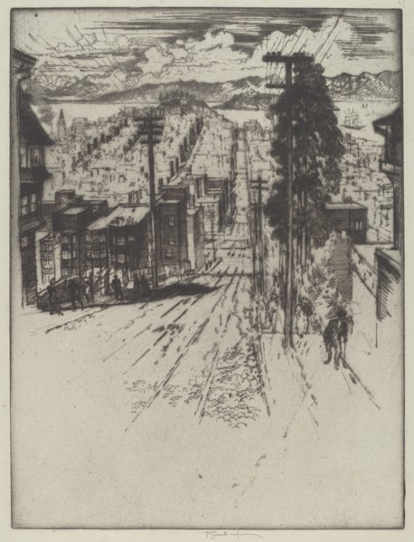 Down and Up the Hills to the Bay, San Francisco, 1912.