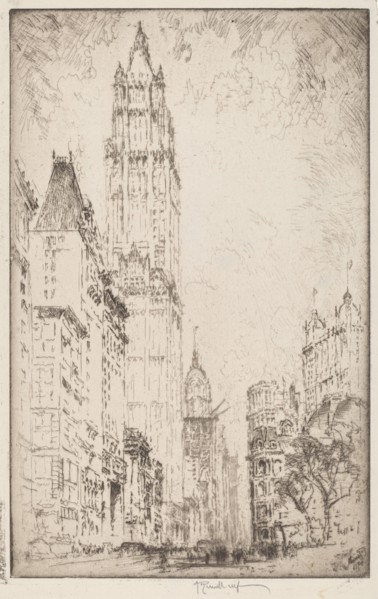 The Woolworth Building, 1915.
