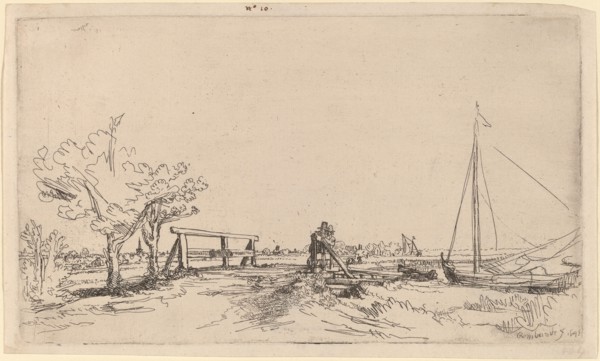 Six's Bridge, 1645.
