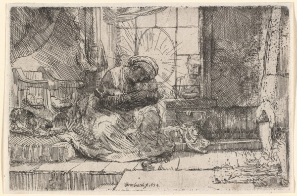The Virgin and Child with the Cat and Snake, 1654.