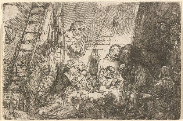 The Circumcision in the Stable, 1654.