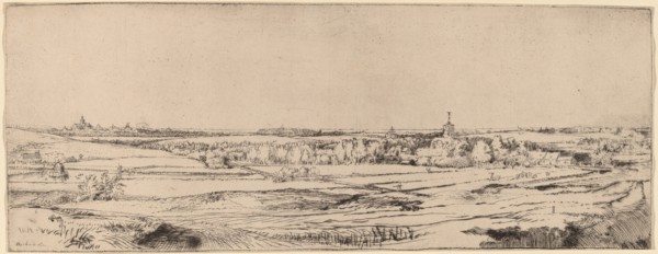 Landscape with a View toward Haarlem (The Goldweigher's Field), 1651.